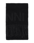 Ganni - Logo Lettering Scarf