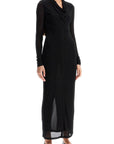 Toteme - Long Dress With Draped Neckline