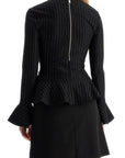 Ganni - Long-Sleeved Peplum