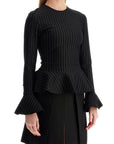 Ganni - Long-Sleeved Peplum