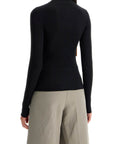 Ganni - Long-Sleeved Ribbed Top