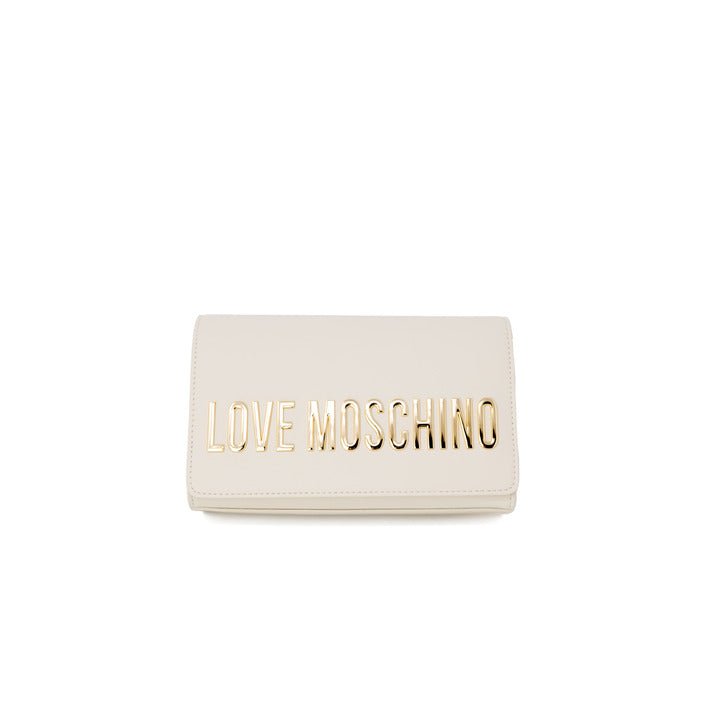 Love Moschino Logo Lettering Crossbody Bag Beige - Princess Attitude