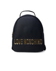 Love Moschino Logo Lettering Small Backpack Black - Princess Attitude