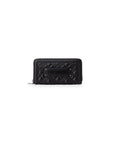 Love Moschino Love Quilted Zip Around Wallet Black - Princess Attitude