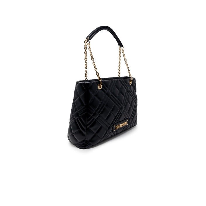 Love Moschino Quilted Chain Shoulder Bag Black - Princess Attitude