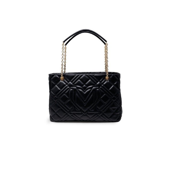 Love Moschino Quilted Chain Shoulder Bag Black - Princess Attitude