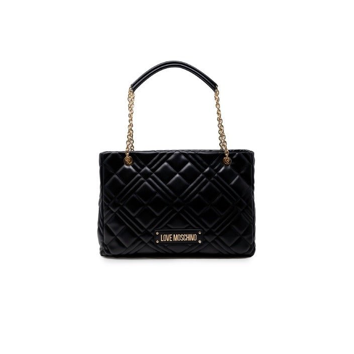 Love Moschino Quilted Chain Shoulder Bag Black - Princess Attitude