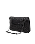 Love Moschino Quilted Chain Strap Shoulder Bag Black - Princess Attitude