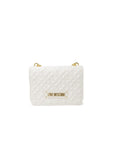 Love Moschino Quilted Chain Strap Shoulder Bag White - Princess Attitude