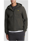 Lyle & Scott Soft Shell Hooded Jacket Grey - Princess Attitude