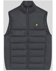 Lyle & Scott Wadded Sleeveless Gilet Gray - Princess Attitude