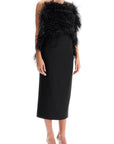 Sportmax - Midi Dress With Feathers