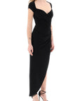 Norma Kamali - Midi Dress With Side Ruch