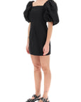 Ganni - Mini Dress With Balloon Sleeves