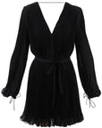 Max Mara - "Mini Pleated Chiffon Visit Dress