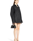 The Attico - Mini Shirt Dress In Parachute Canvas