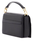 Toteme - Mini T-Flap Bag In Black Calfskin With Adjustable Strap