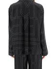 Toteme - Monogram Silk Pajama Top