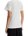 Toteme - Off-White Organic Cotton T-Shirt With Curved Seams