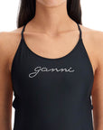 Ganni - One-Piece Swimsuit With Logo