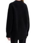 Toteme - Oversized Black Wool And Cashmere Sweater