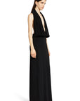 Magda Butrym - Plunge Halter Jersey Gown