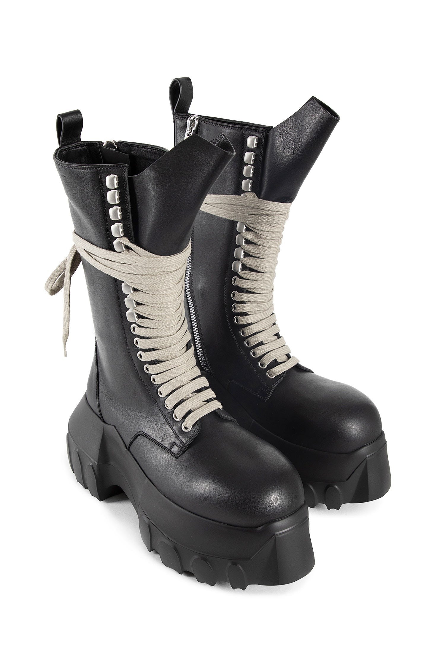 Rick Owens - Porterville Army Mega Tractor Boots