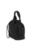 Ganni - Recycled Nylon Handbag With 9