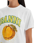 Ganni - Relaxed Fit Printed T-Shirt