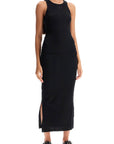 Ganni - 'Ribbed Jersey Midi Dress With Nine