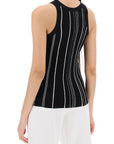 Toteme - Ribbed Knit Tank Top With Spaghetti