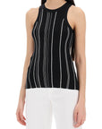 Toteme - Ribbed Knit Tank Top With Spaghetti