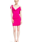 The Attico - Ruched Mini Dress