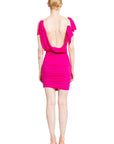 The Attico - Ruched Mini Dress