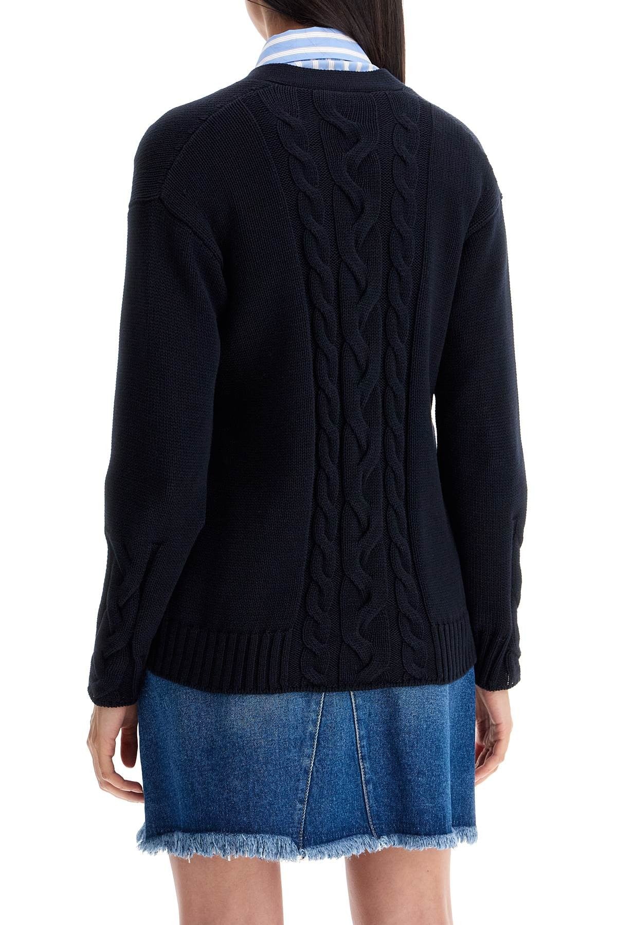 'S Max Mara - Cotton Knit Cardigan Sweater - Princess Attitude