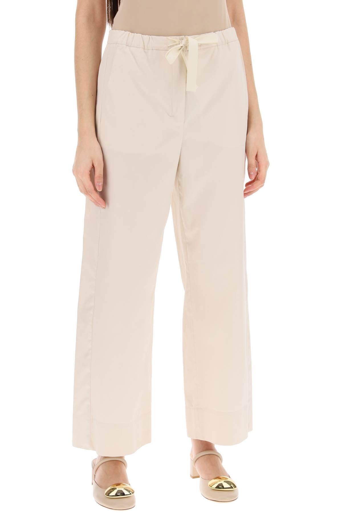 'S Max Mara - Cropped Silver Pants - Princess Attitude