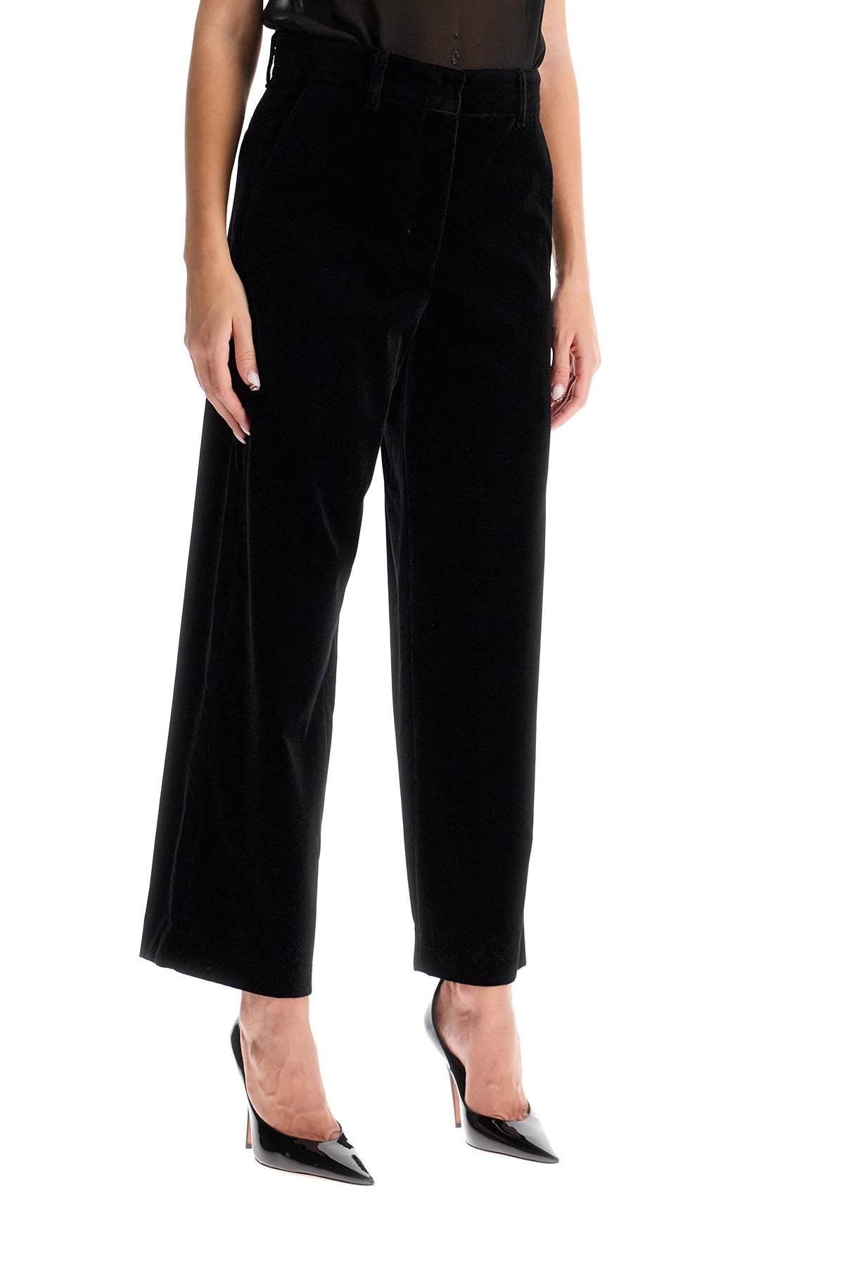 'S Max Mara - 'Cropped Velvet Pants In 'S - Princess Attitude