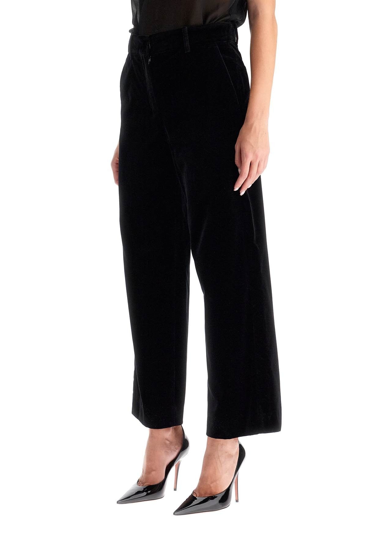 'S Max Mara - 'Cropped Velvet Pants In 'S - Princess Attitude