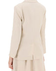 'S Max Mara - Laura'S Double - Breasted Linen Bl - Princess Attitude