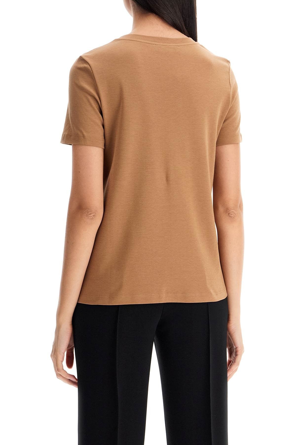 'S Max Mara - 'Madera' Embroidered Pocket T-Shirt - Princess Attitude