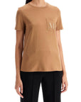 'S Max Mara - 'Madera' Embroidered Pocket T-Shirt - Princess Attitude