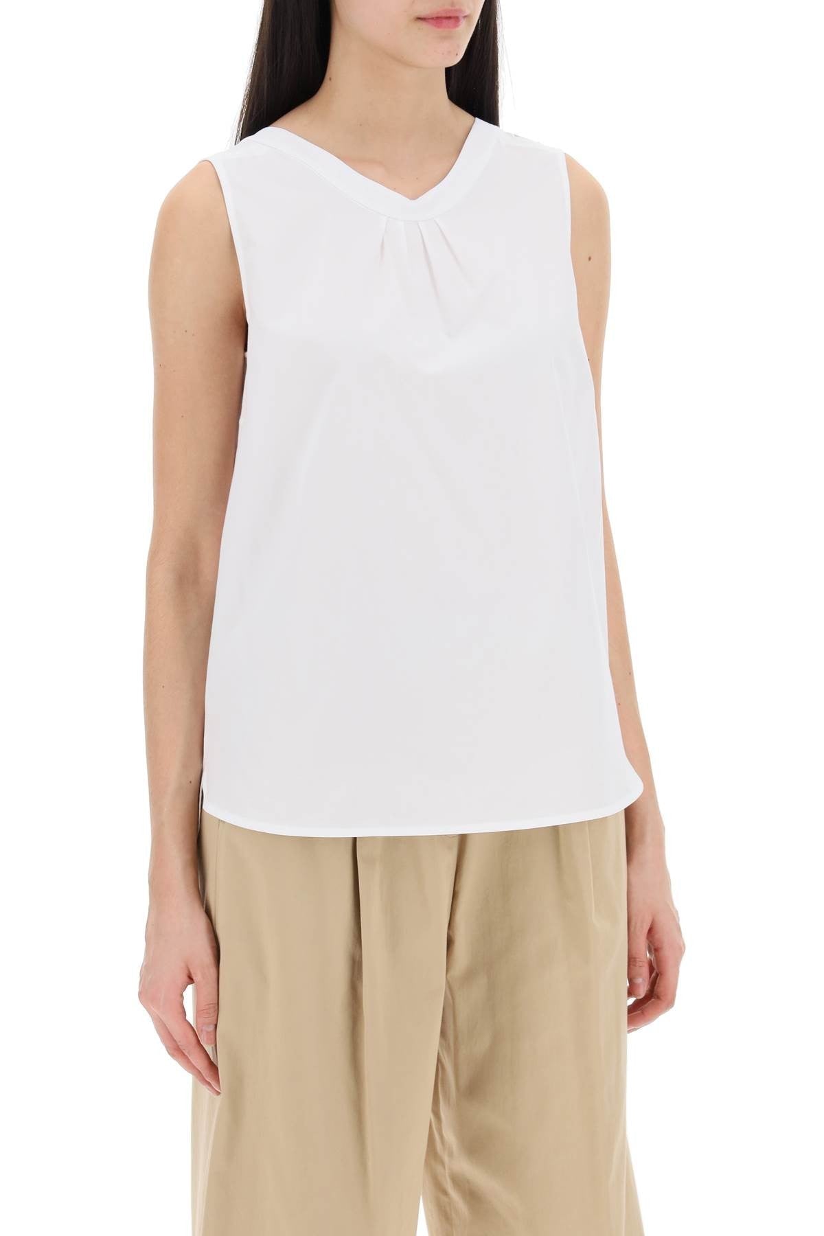 'S Max Mara - "Ofelia Sleeveless Poplin - Princess Attitude