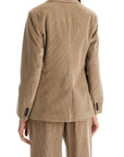 'S Max Mara - Single - Breasted Corduroy Jacket With - Princess Attitude