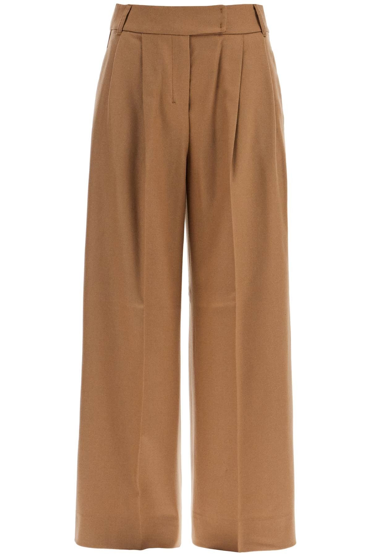 'S Max Mara - Wide Flannel Trousers For Comfortable - Princess Attitude