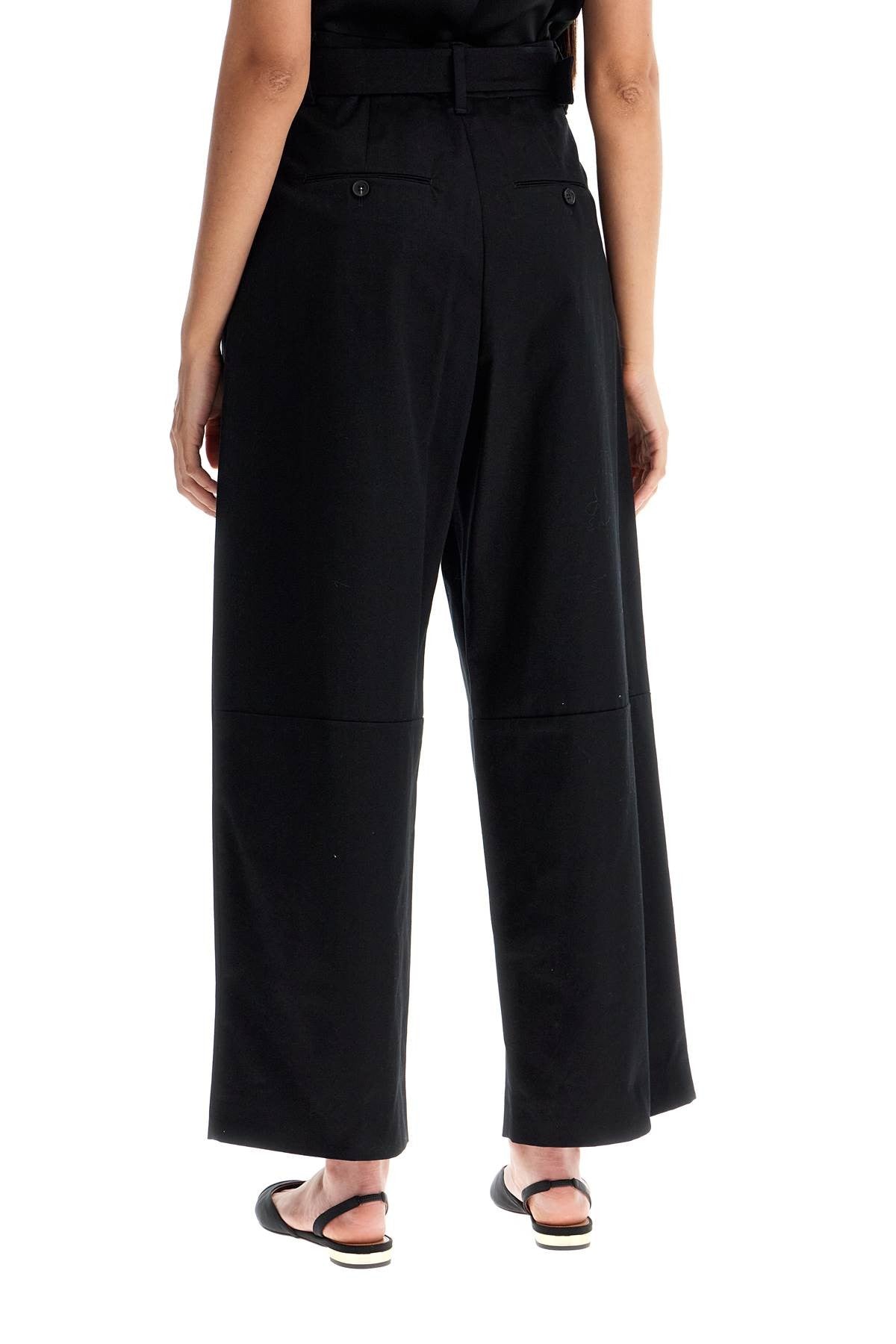 'S Max Mara - Wide Gabardine Trousers With - Princess Attitude