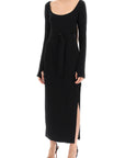 Norma Kamali - Scoop Neckline Maxi Dress