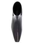 Toteme - Shiny Black Leather Chelsea Boots With Rubber Sole