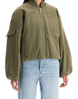 Ganni - Short Oversized Bomber Jacket