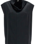 Toteme - Sleeveless Black Funnel Neck Top