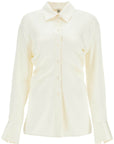 Toteme - Slouchy Long Sleeve Shirt Macadamia